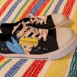 Disney Tinkerbell Y2K Vintage‎ Tennis Shoes Size 4 Youth